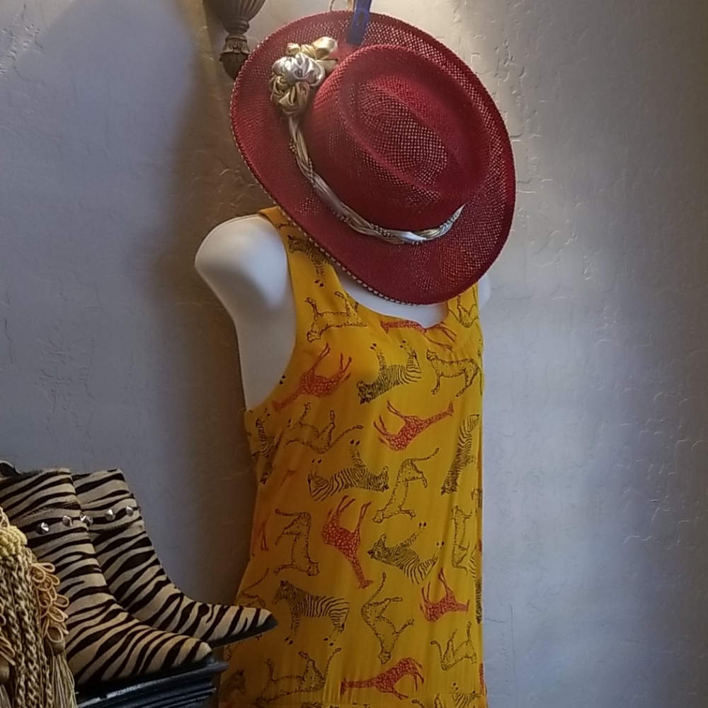 Rare find Vintage Nicole Miller animal print dress